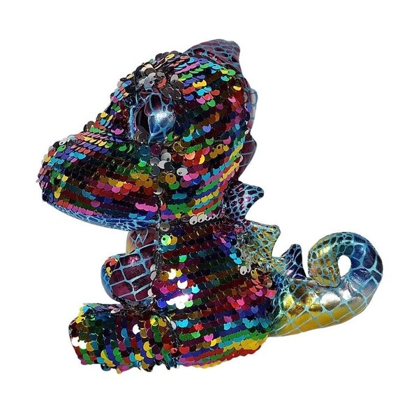 Grin Studios Bling Lalo Dinosaur Sequin Plush 7" - Picture 5 of 6